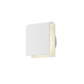 LED vegginnbyggingsspot indirekte hvit aluminium 9,7W forfra