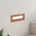 LED vegginnbyggingsspot Lachlain rustfarget forfra