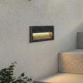LED vegginnbyggingsspot Tavion antrasitt 25 cm IP65 forfra