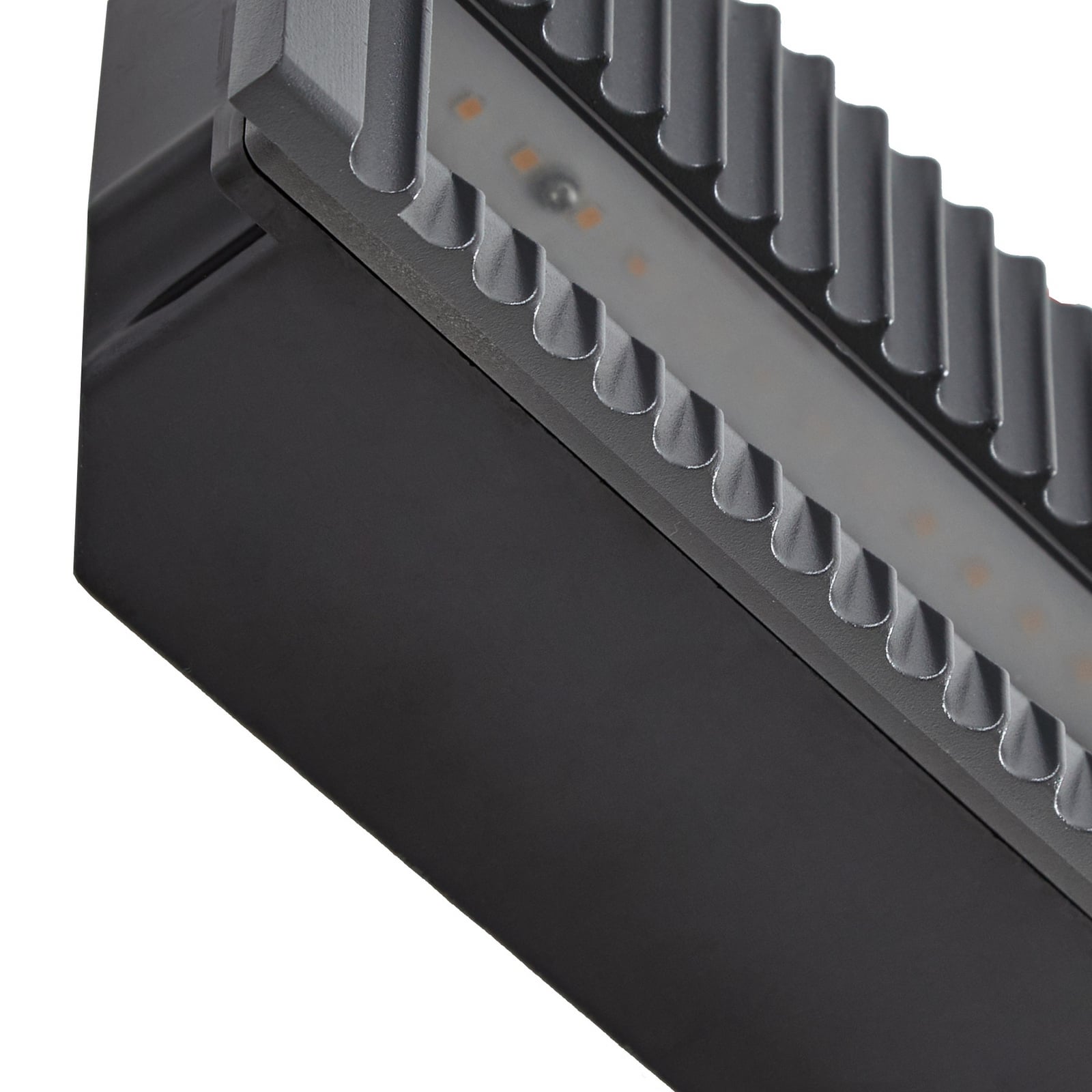 LED vegginnbyggingsspot Tavion antrasitt 25 cm IP65 monteringsdetaljer