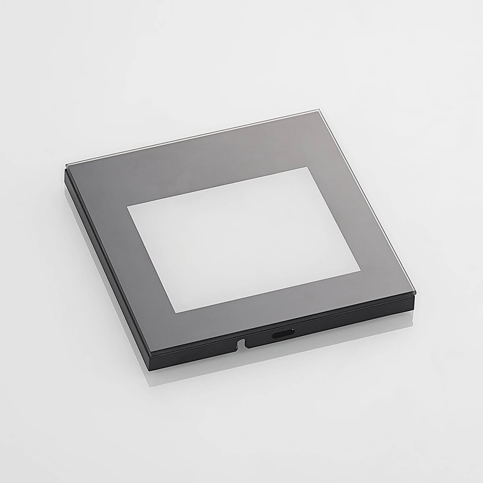 LED vegginnbyggingsspot Zamo svart installasjon