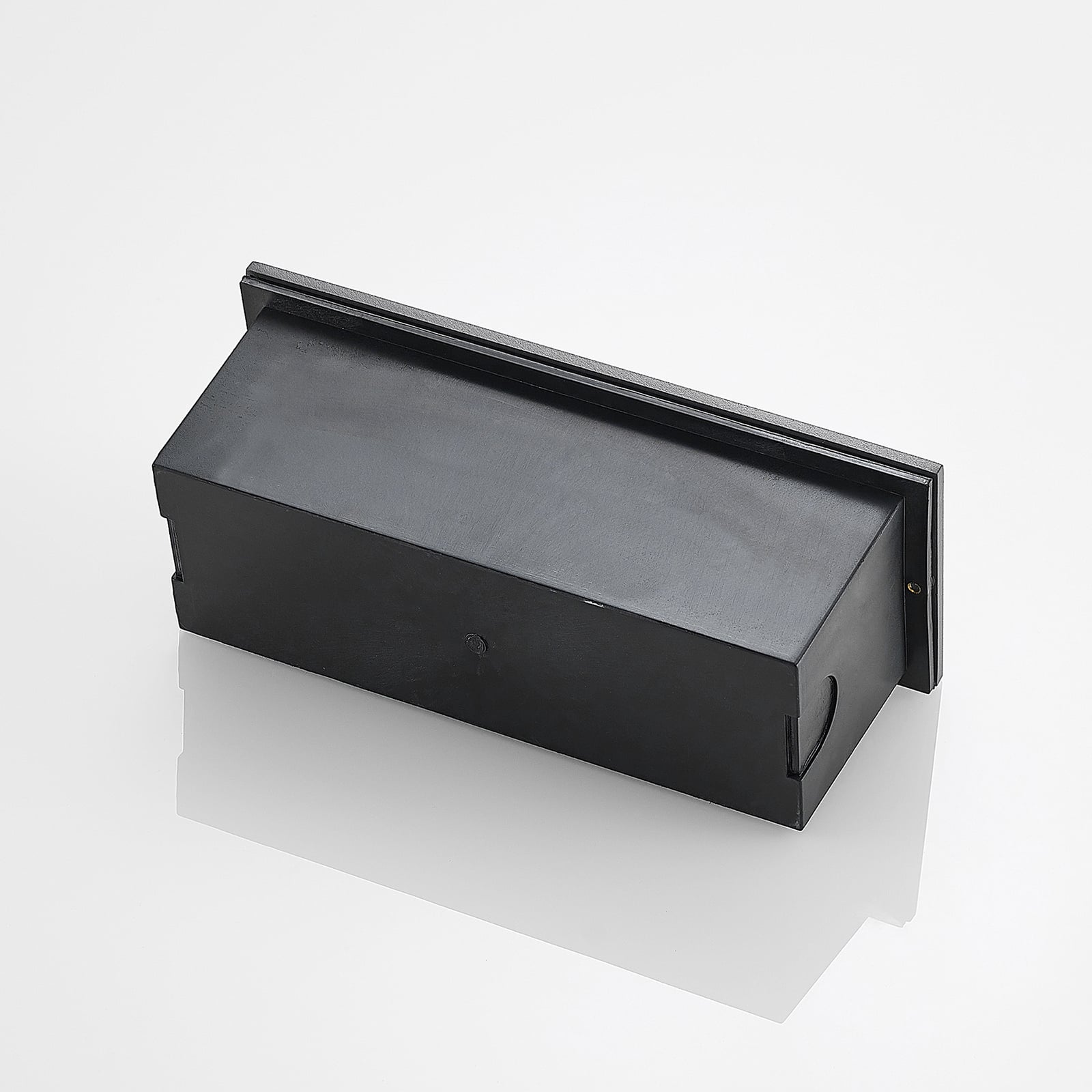 LED vegginnbyggingsspot Zandro antrasitt 25 cm 11W IP65 materialdetalj
