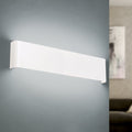 LED vegglampe Accent opp og ned hvit aluminium 41 cm 14W forfra