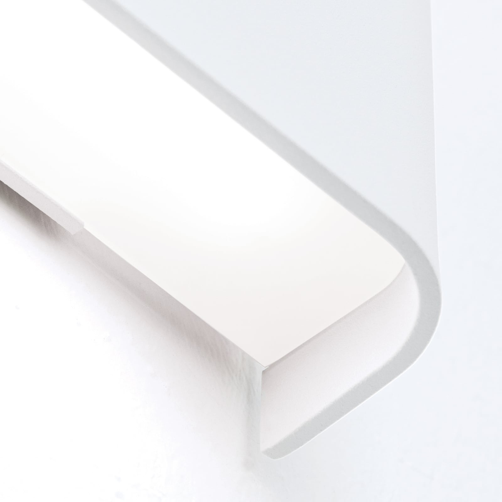 Sideprofil av LED vegglampe Accent opp og ned hvit aluminium 41 cm 14W