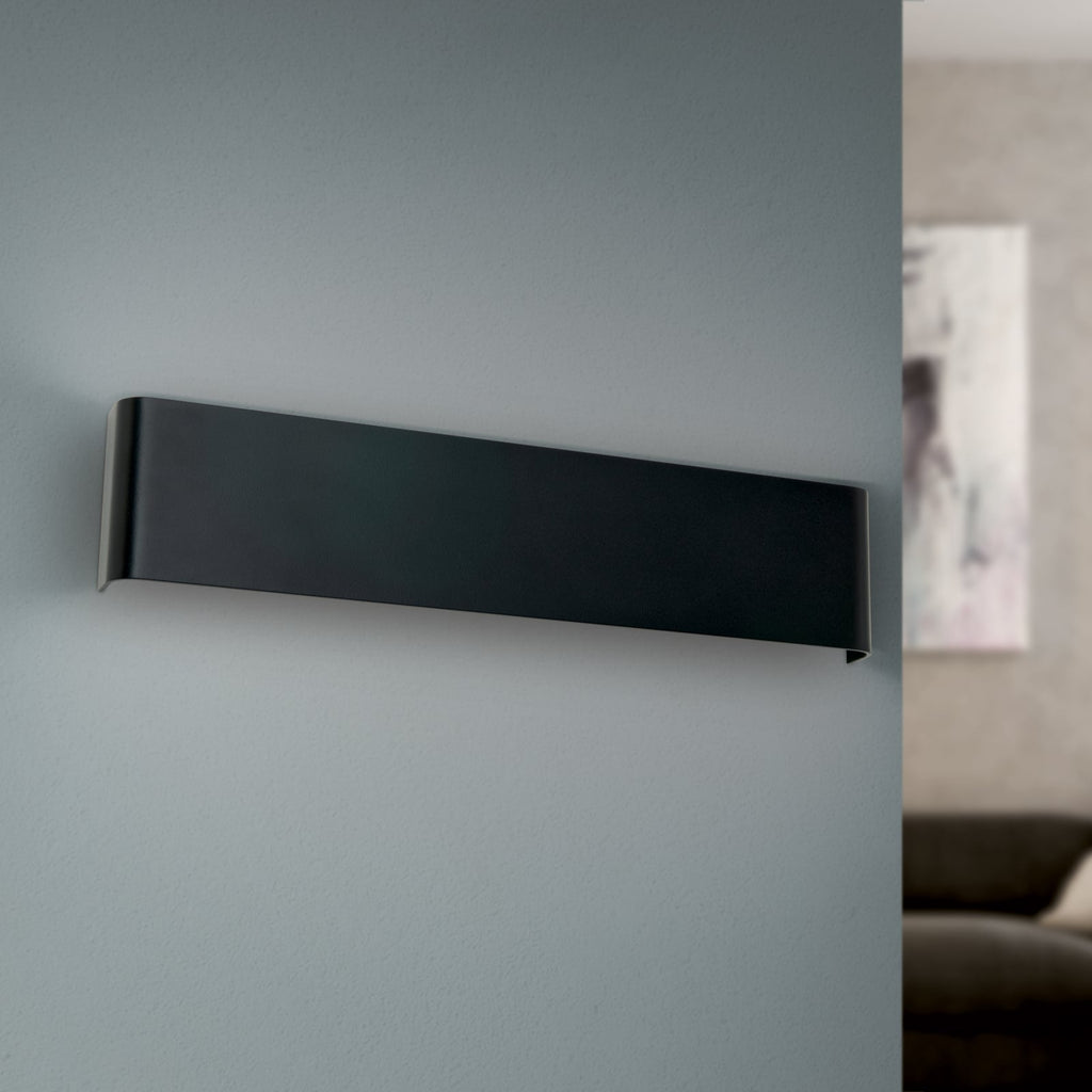 LED-vegglampe Accent opp og ned svart 41 cm 14W bakside