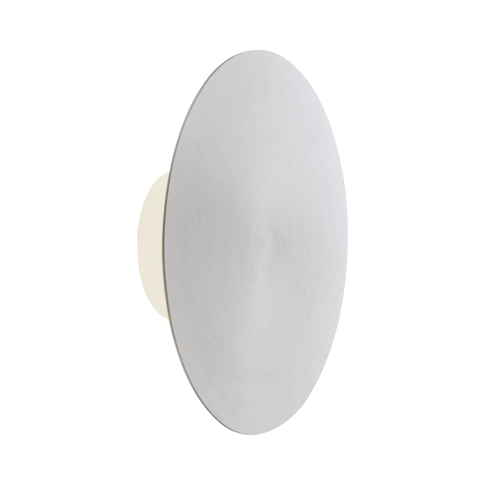 LED vegglampe Akku Puntua dimbar Ø25 cm aluminium forfra