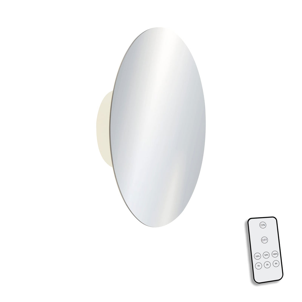 LED vegglampe Akku Puntua dimbar krom montert på vegg