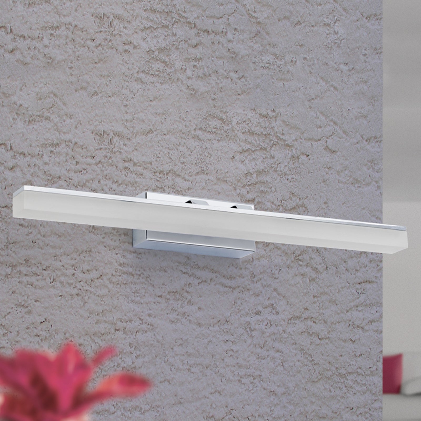 LED vegglampe Alexander krom akrylglass 46 cm bakside