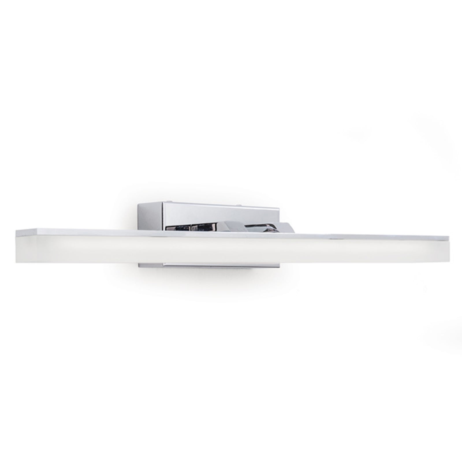 LED vegglampe Alexander krom akrylglass 46 cm montert på vegg