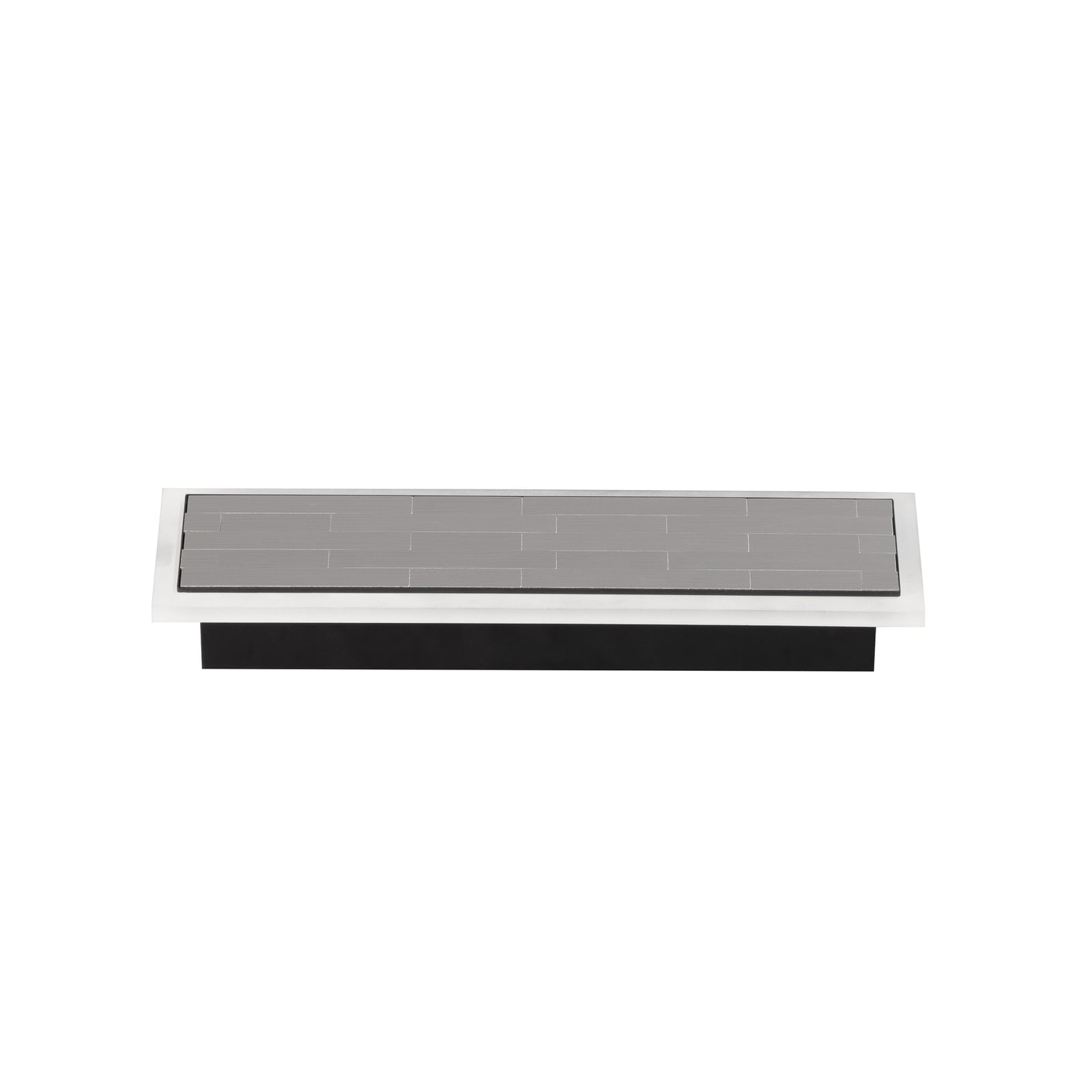 LED vegglampe Aluro nikkel CCT dimbar 8W 33 cm forfra