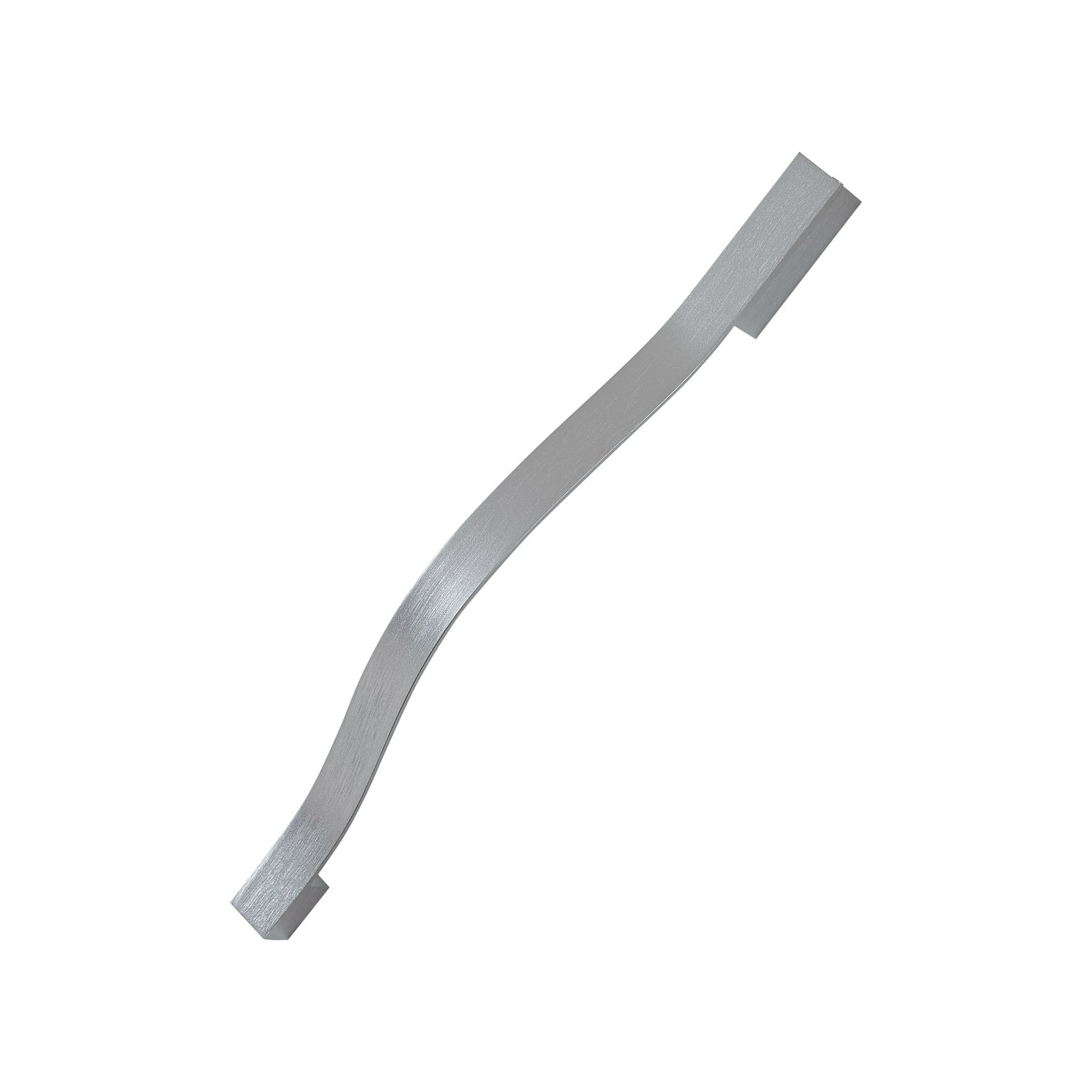 LED vegglampe Alvon sølv metall 50 cm 3000K montert i rom