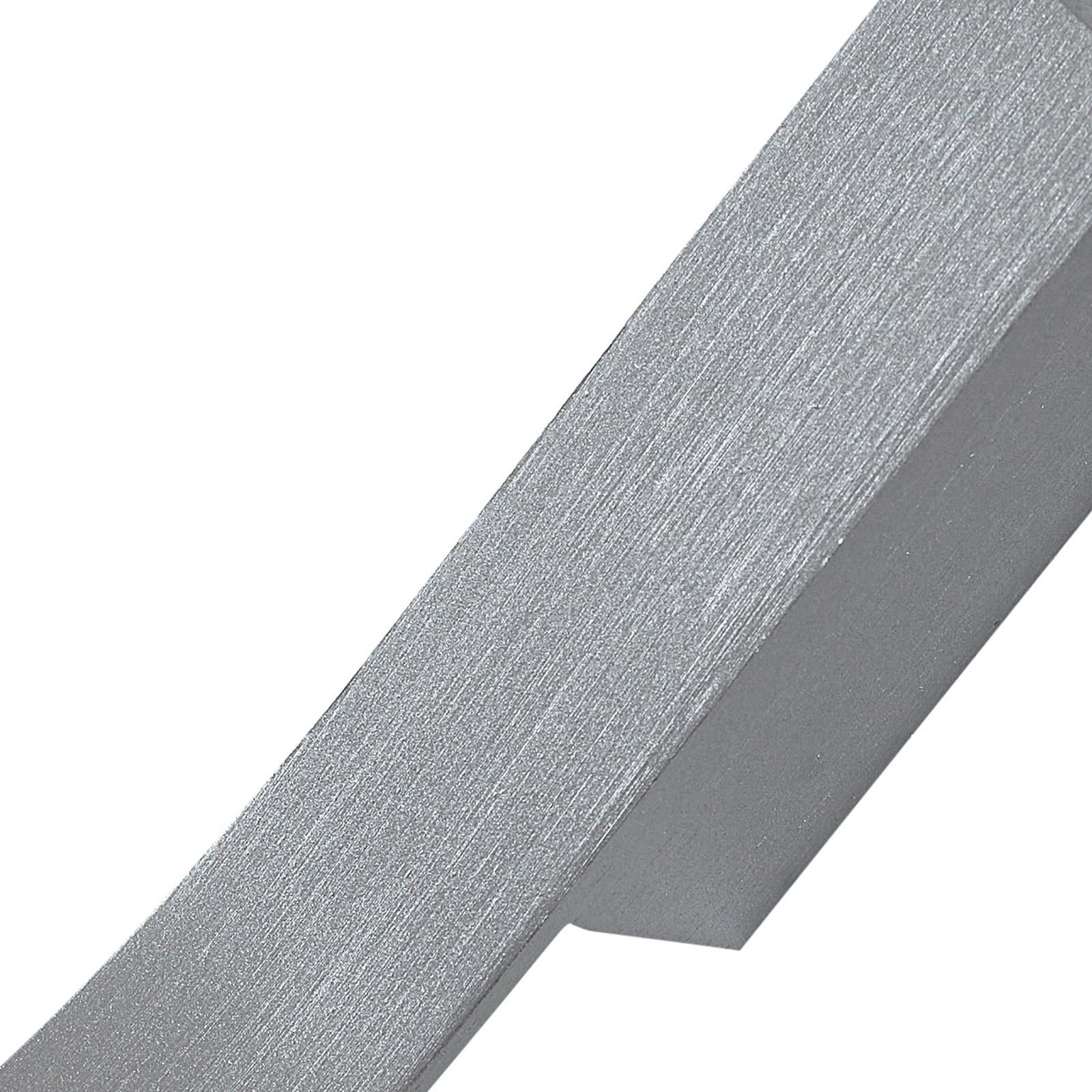 LED vegglampe Alvon sølv metall 50 cm 3000K sideprofil