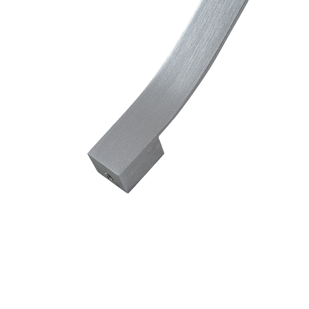LED vegglampe Alvon sølv metall 50 cm 3000K lysdetalj