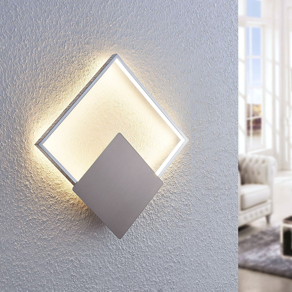 LED vegglampe Anays krom/klar bakside
