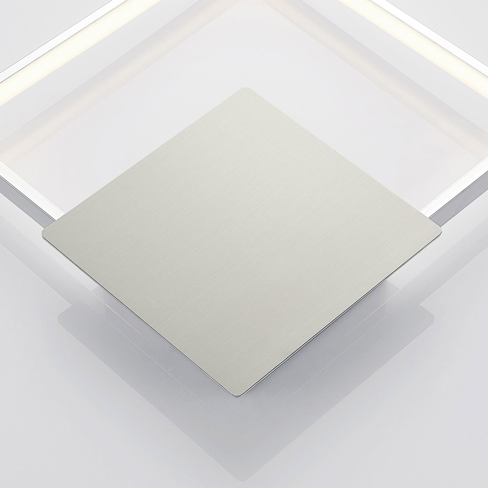 LED vegglampe Anays krom/klar lysdetalj