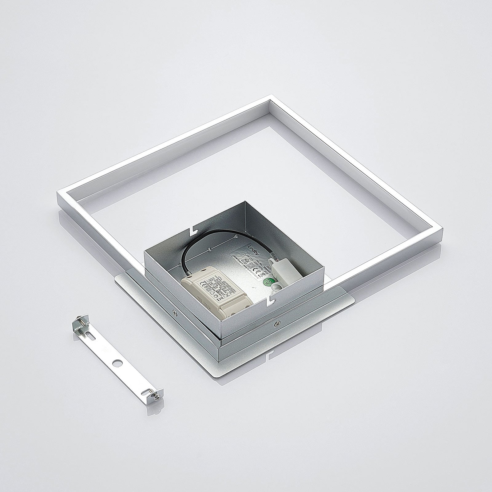 LED vegglampe Anays krom/klar produktbilde