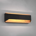 LED vegglampe Arino metall og tre front