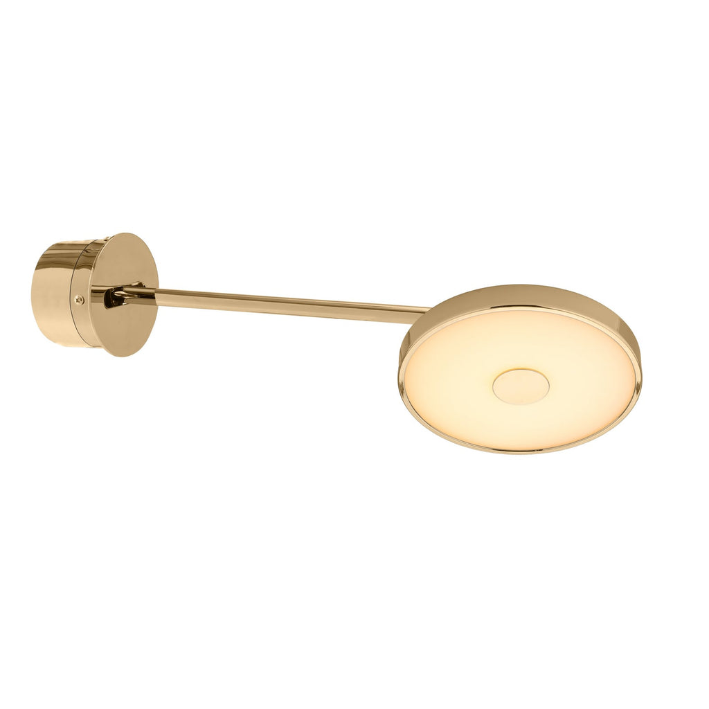 LED vegglampe Asteria LONG HW dimbar messing polert med justerbart lys