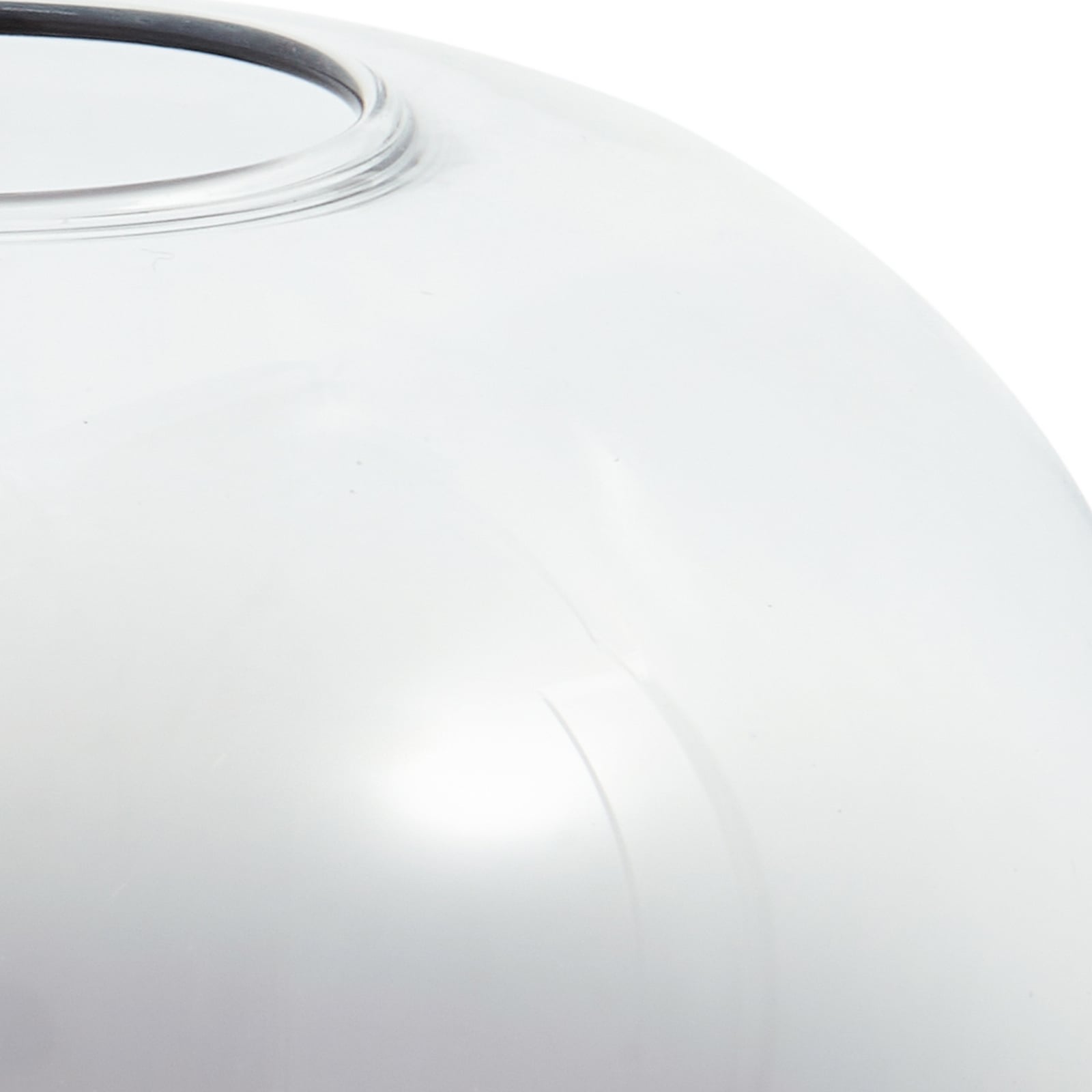LED vegglampe Avelina røykgrå glass lyser