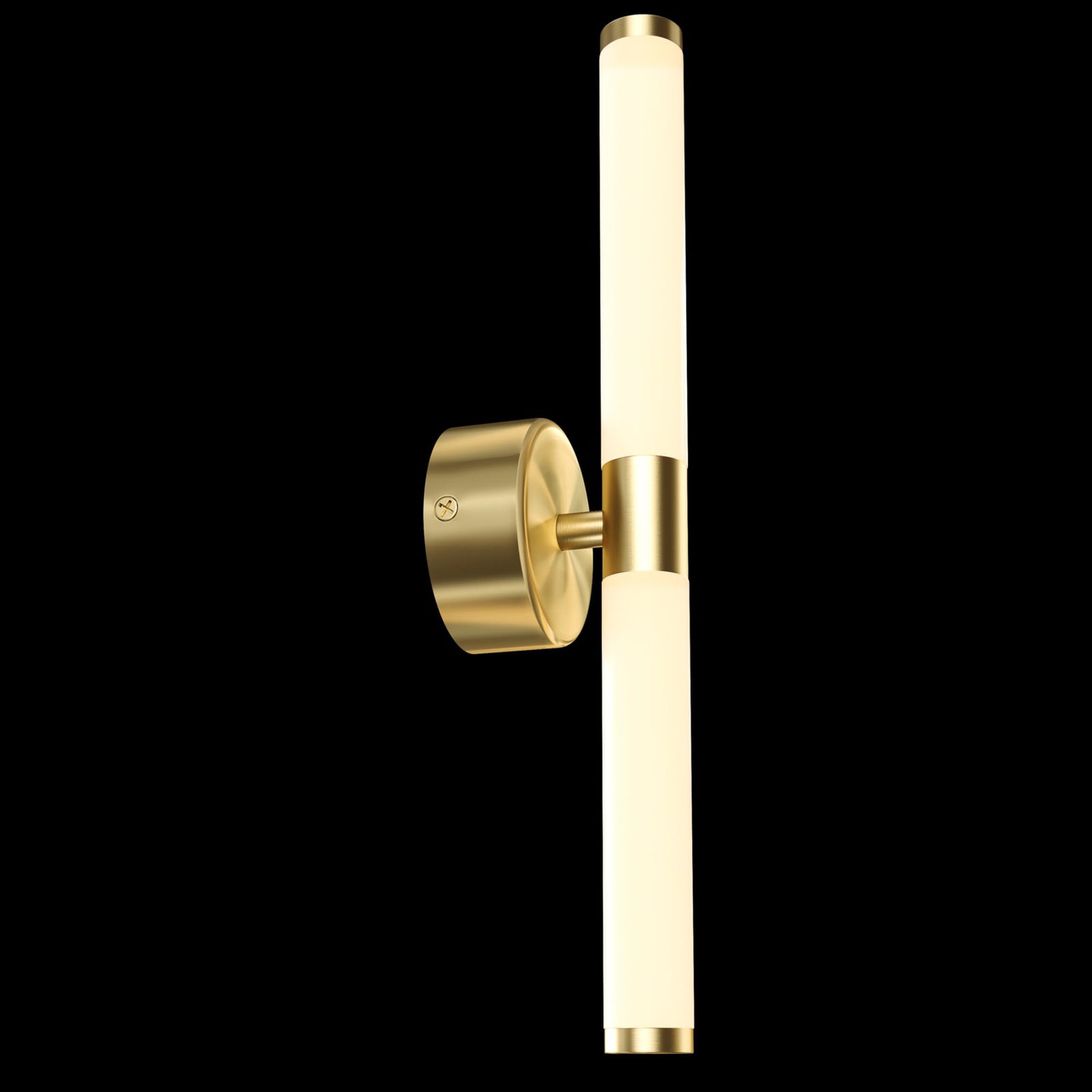 LED vegglampe Axis gullfarget 35,6 cm aluminium bakside