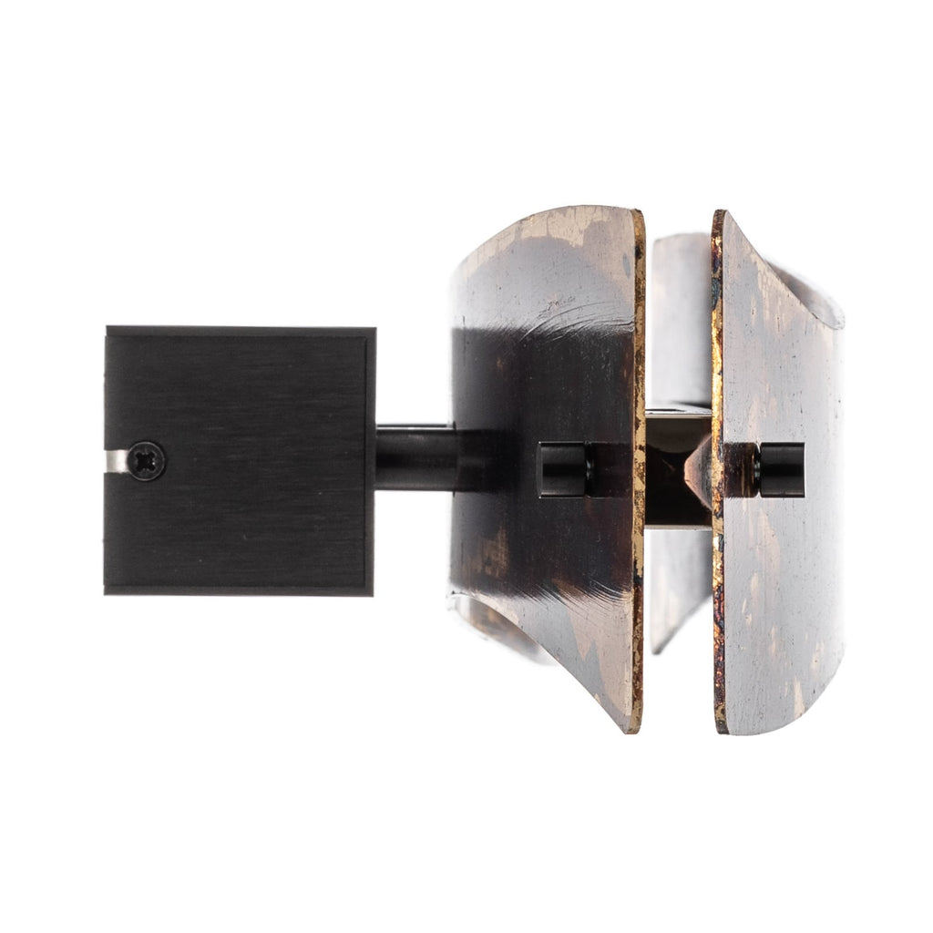 LED vegglampe Baloria dimbar flerfarget oksidert bredde 47,5 cm