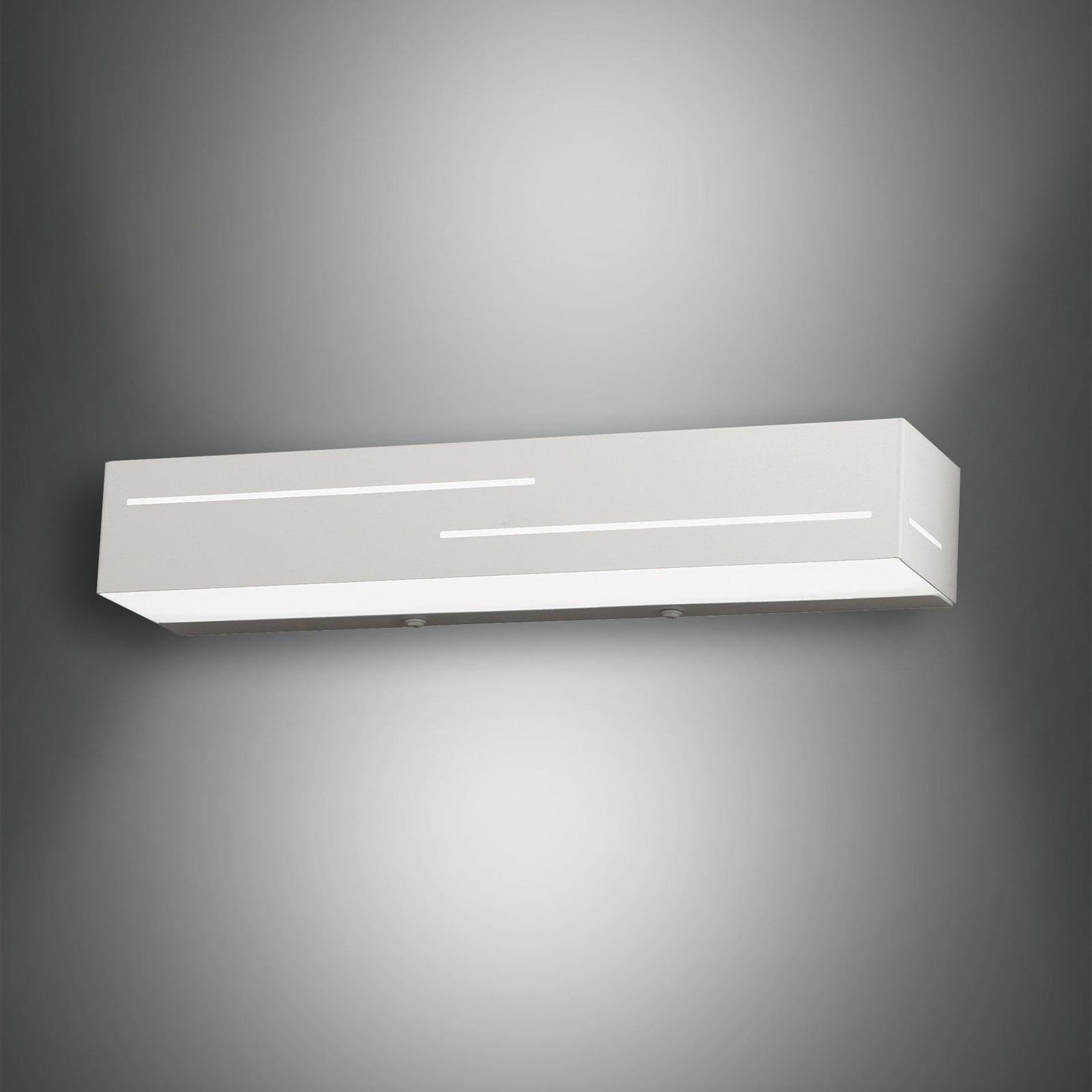 Detalj av LED vegglampe Banny opp og ned hvit 31 cm