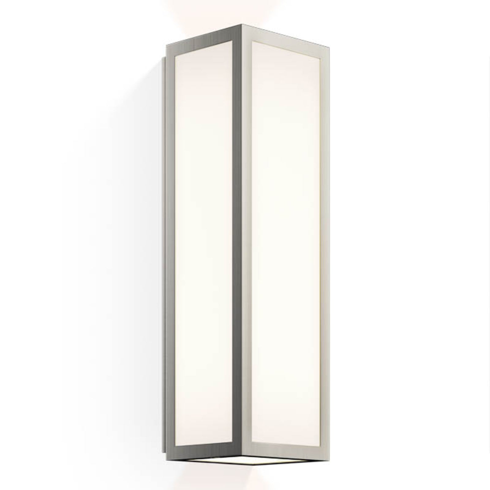 LED vegglampe Bauhaus 1 N nikkel/akryl 30 cm front