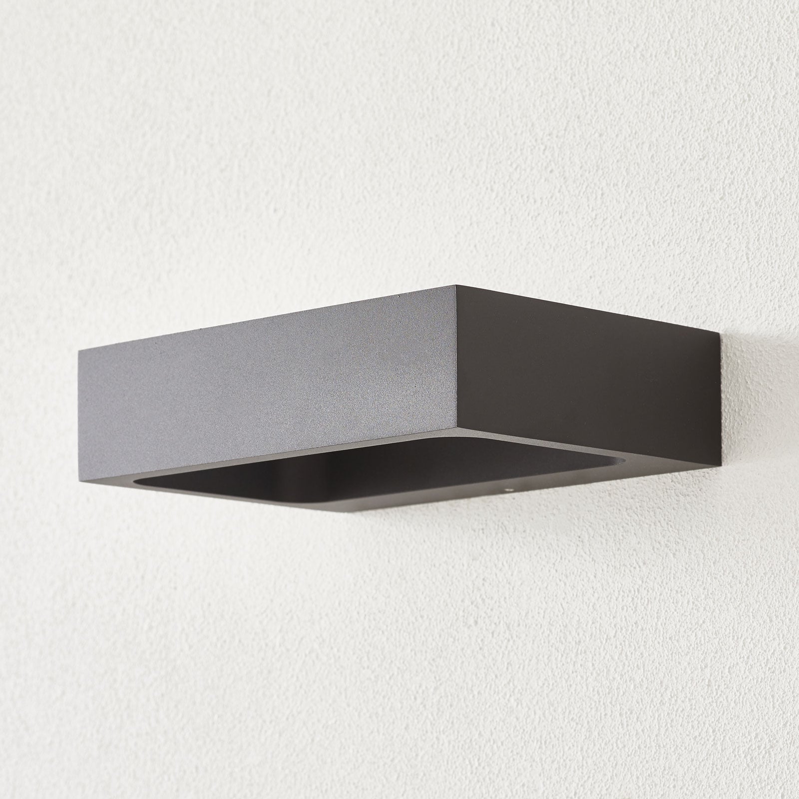 LED vegglampe Bento 1.3 aluminium svart dimbar bakside