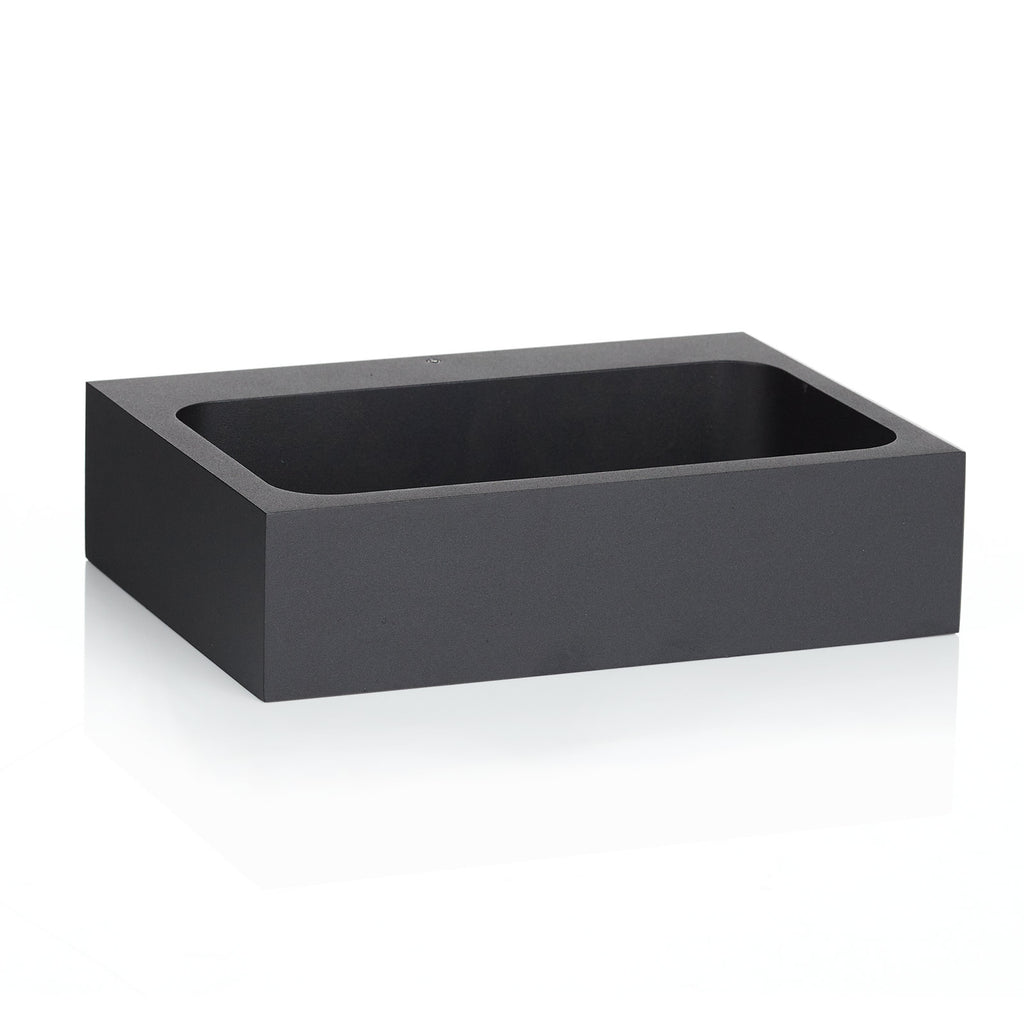LED vegglampe Bento 1.3 aluminium svart dimbar montert