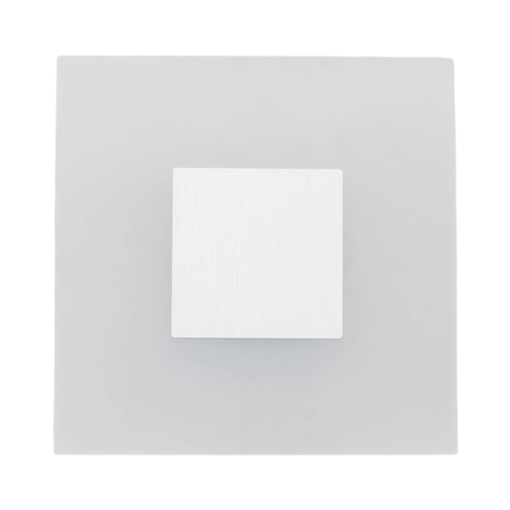 LED vegglampe Berlind hvit akryl 26x26 cm montert på vegg