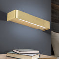LED vegglampe Bernhard opp/ned messing matt 30 cm forfra