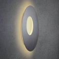LED vegglampe Blade Open dimbar antrasitt Ø59 cm forfra
