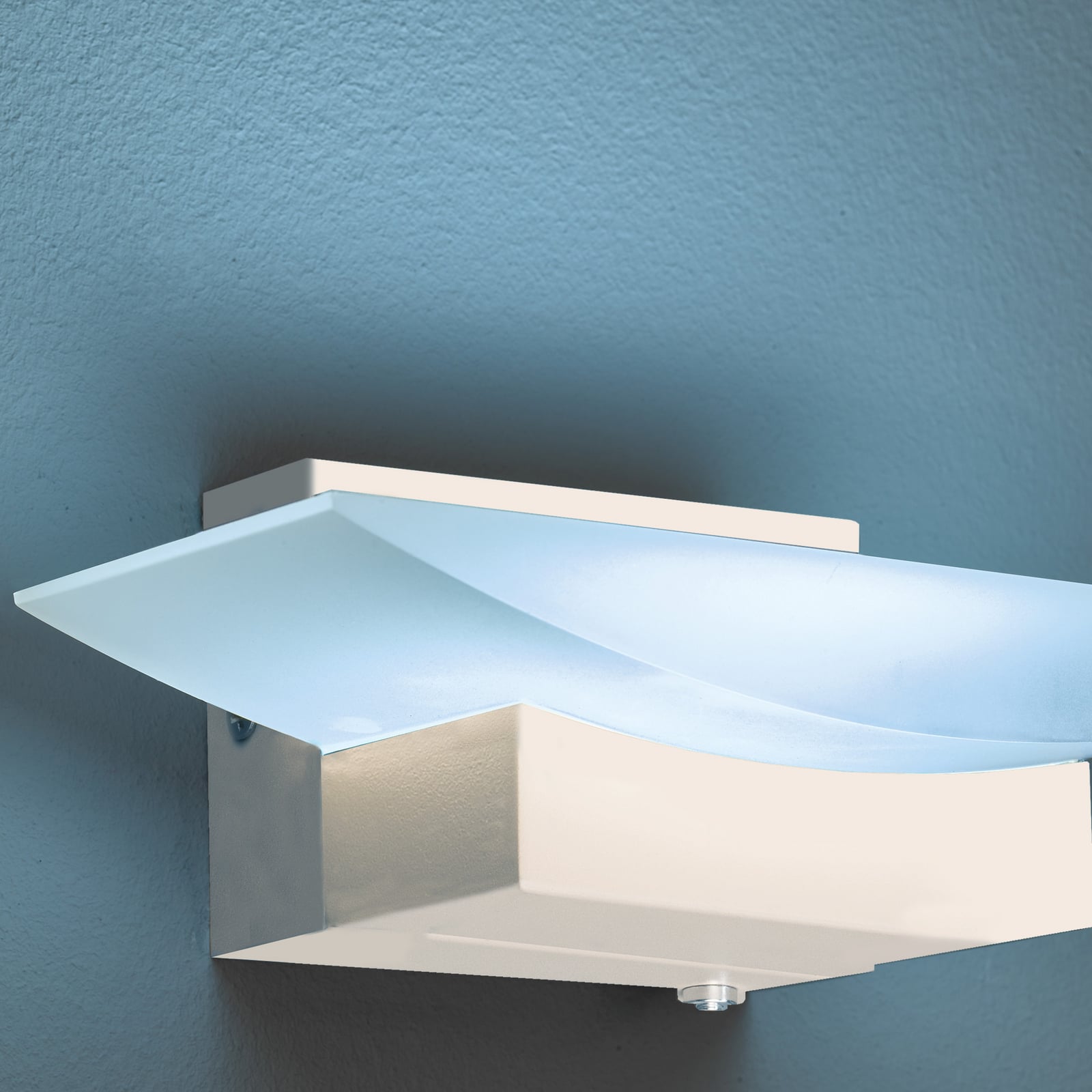 Detalj av LED vegglampe Bowl TW dimbar CCT sand 20 cm