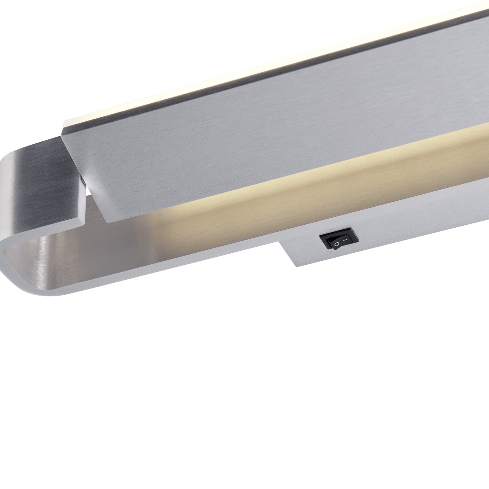 Montert LED vegglampe Box dreibar aluminium 40 cm i rom