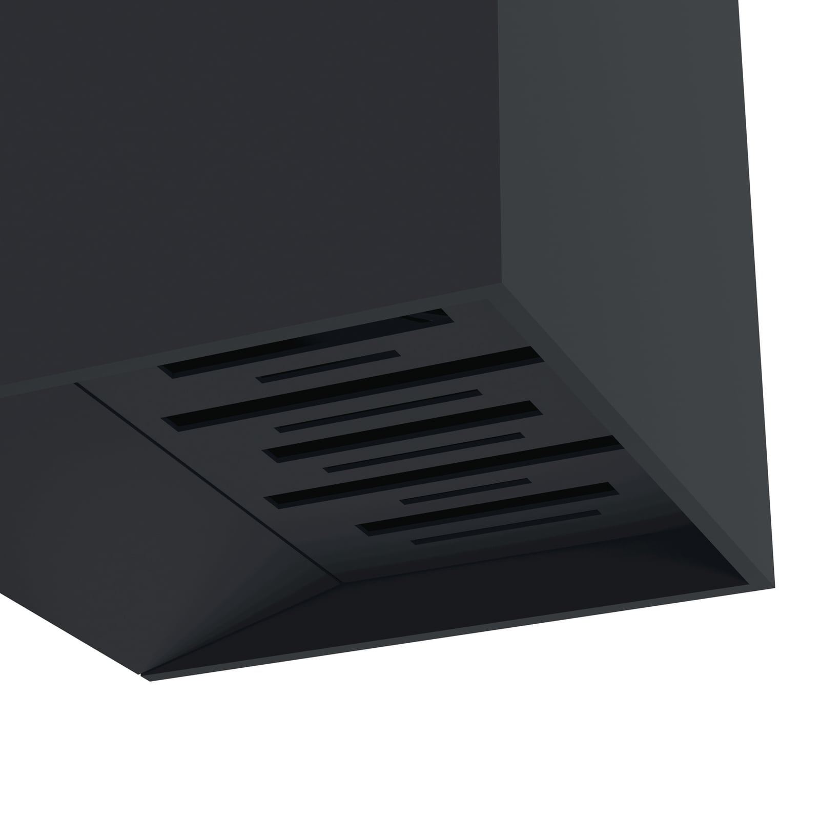 LED vegglampe Calpino 2 svart aluminium sideprofil