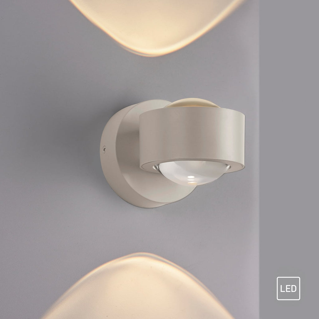 LED vegglampe Chia opp og ned sand 3000K lys nedover