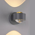 LED vegglampe Chia opp og ned sølv 3000K 330 lm forfra