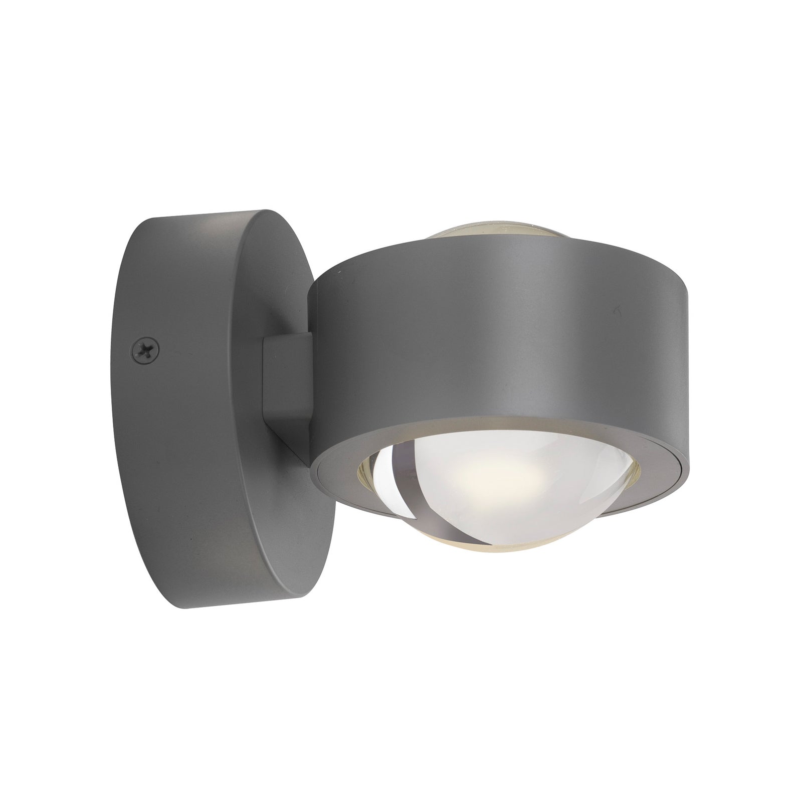 LED vegglampe Chia opp og ned sølv 3000K 330 lm montert på vegg