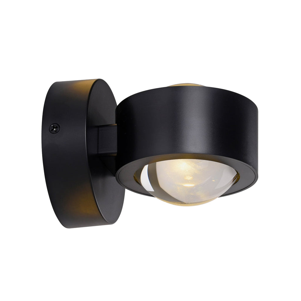 LED vegglampe Chia opp og ned svart 3000K 330 lm montert