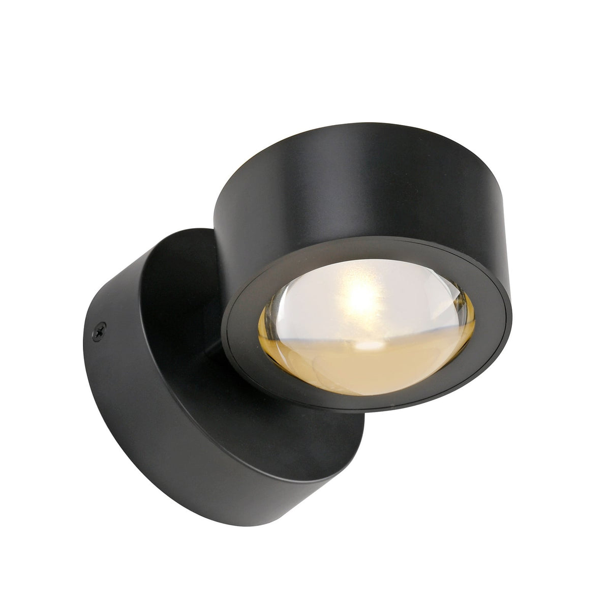 LED vegglampe Chia opp og ned svart 3000K 330 lm profil