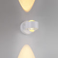 LED vegglampe Chia oppladbar dimbar hvit med fjernkontroll forfra