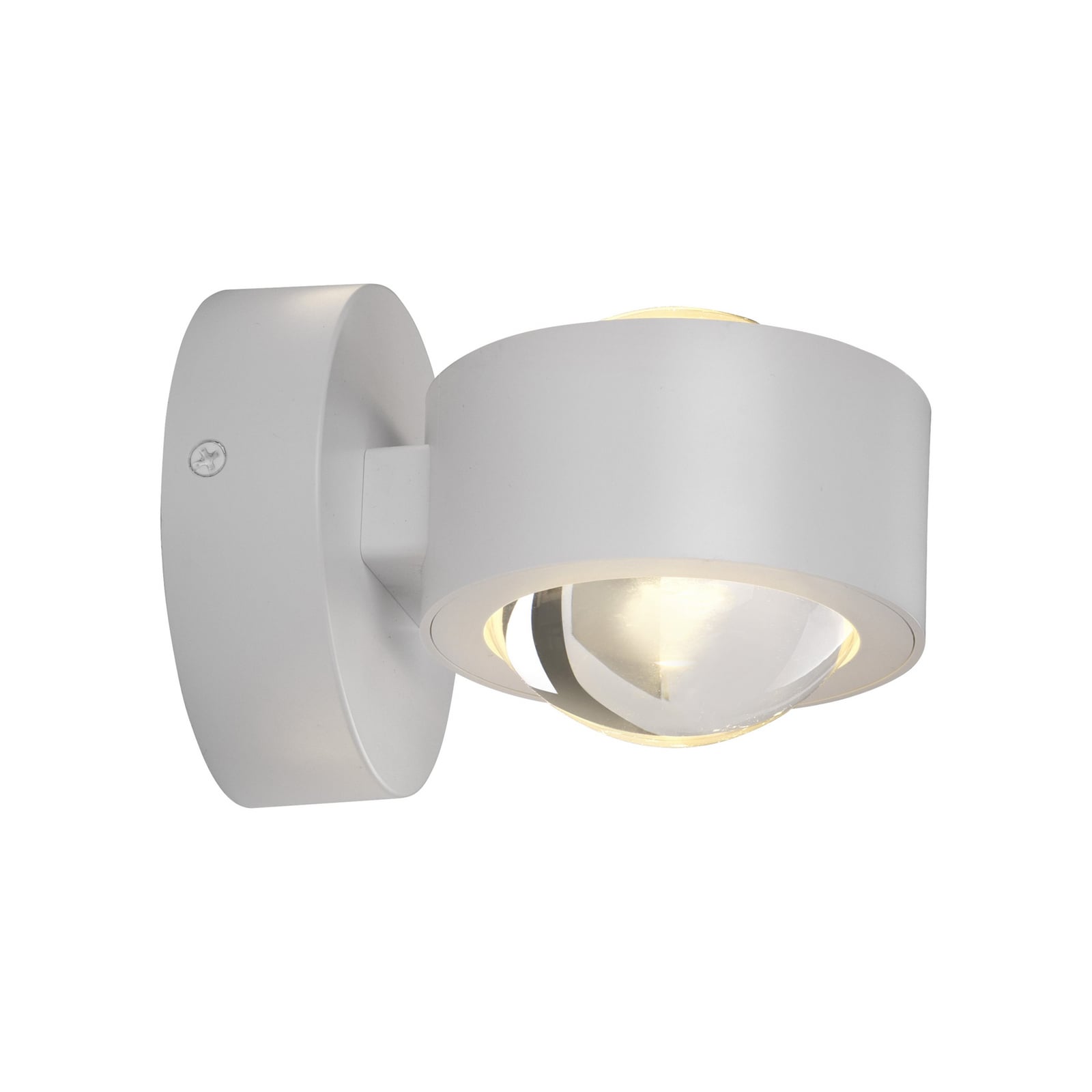 LED vegglampe Chia oppladbar dimbar hvit med fjernkontroll montert på vegg
