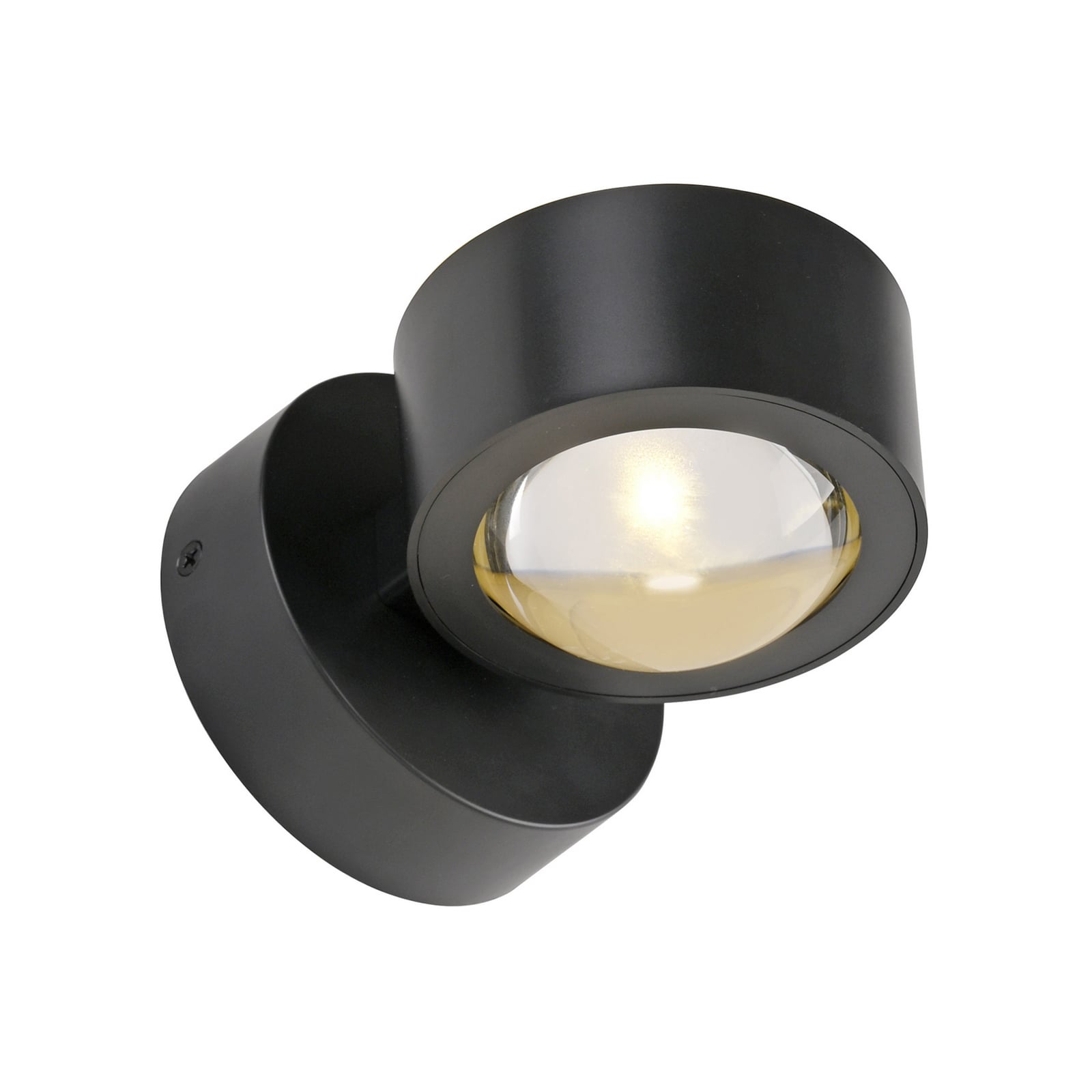 LED vegglampe Chia oppladbar dimbar med fjernkontroll svart fjernkontroll