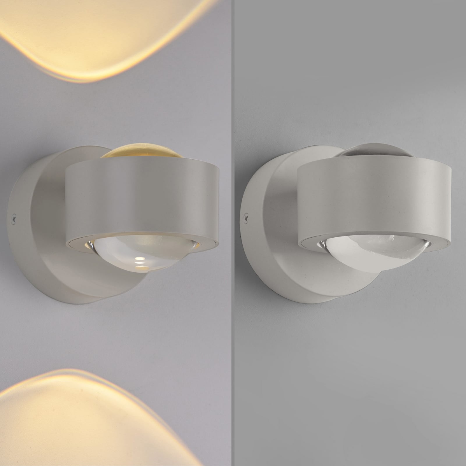 LED vegglampe Chia oppladbar med fjernkontroll sand fjernkontroll