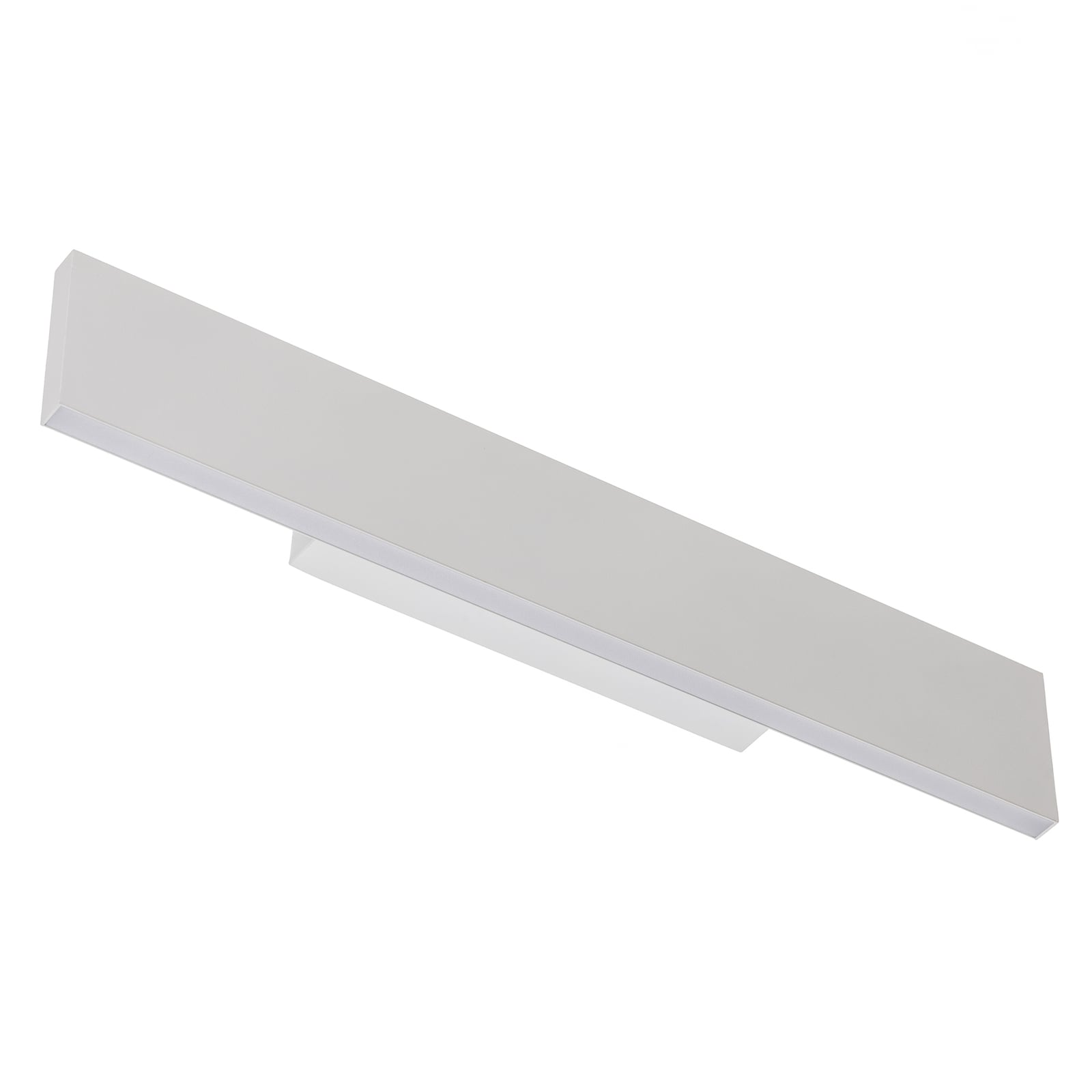 LED vegglampe Concha hvit 47 cm dimbar opp og ned montert