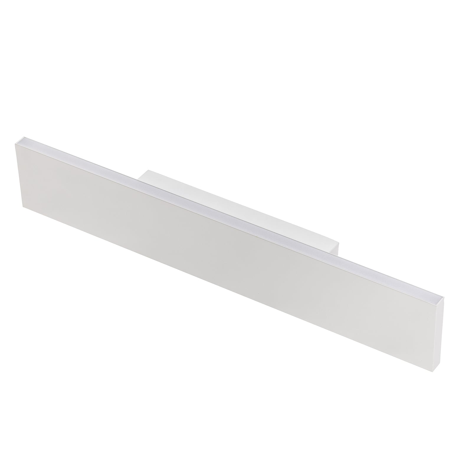 LED vegglampe Concha hvit 47 cm dimbar opp og ned side