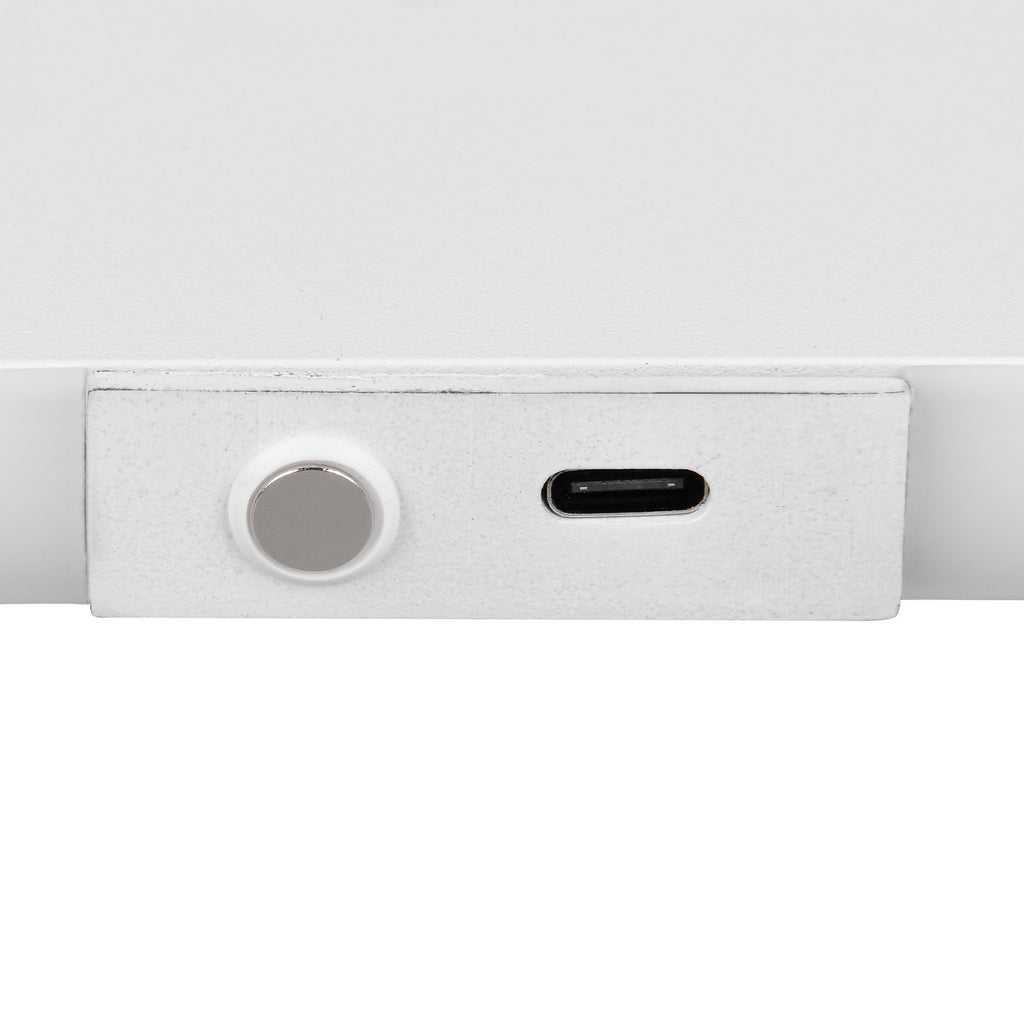 LED vegglampe Conchita USB-C ladeport detalj