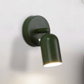 LED vegglampe Cone oppladbar dimbar mørkegrønn forfra
