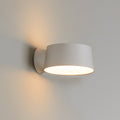 LED vegglampe Cookie ringformet hvit aluminium Ø15 cm dimbar forfra