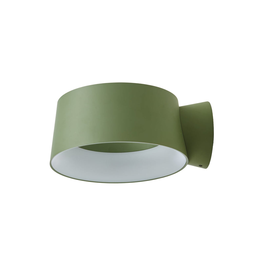 LED vegglampe Cookie grønn aluminium dimbar Ø15 cm nærbilde